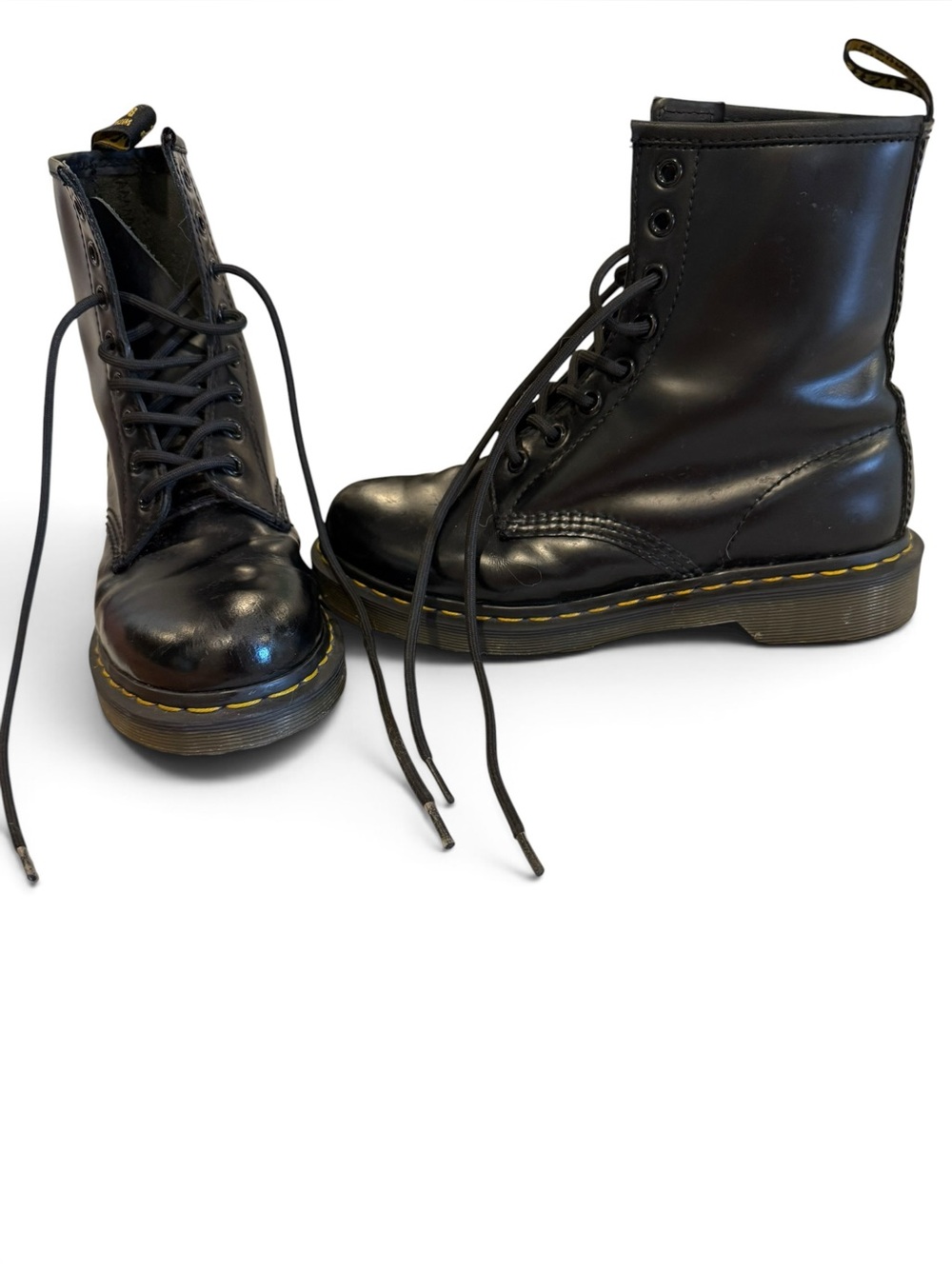 Dr. Martens 1460 SMOOTH LEATHER LACE UP BOOTS 7
